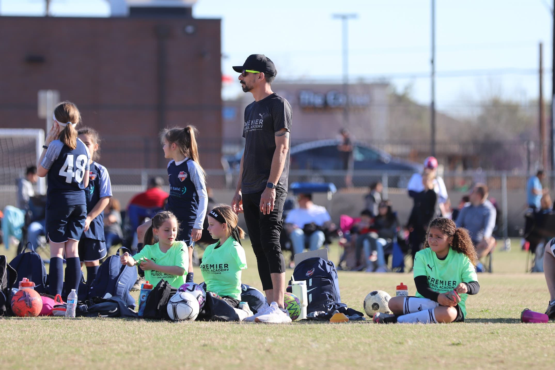 Soccer action Premier FA